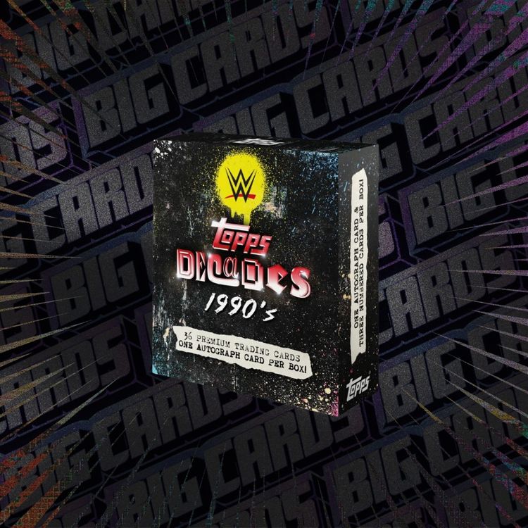 2026 Topps Decades WWE – 90’s Edition Hobby Box